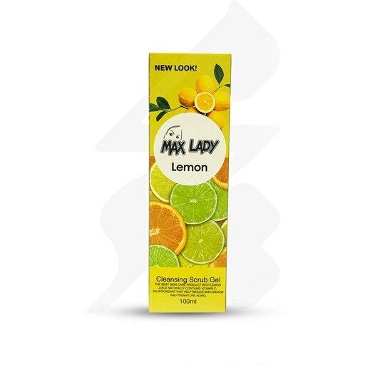 اسکراب لایه بردار فوری مکس لیدی عصاره لیمو حجم 100 میل